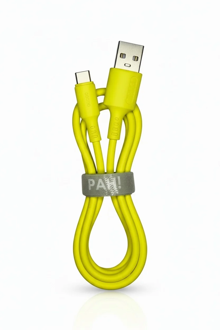 Cable USB a Tipo C Amarillo